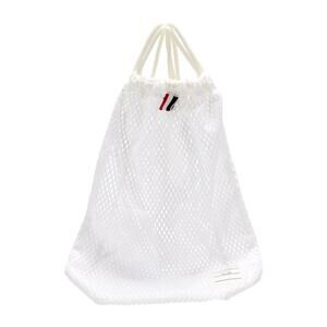 Brand New Thom Browne Mesh Gym Bag / Drawstring Backpack, White. Yours for?